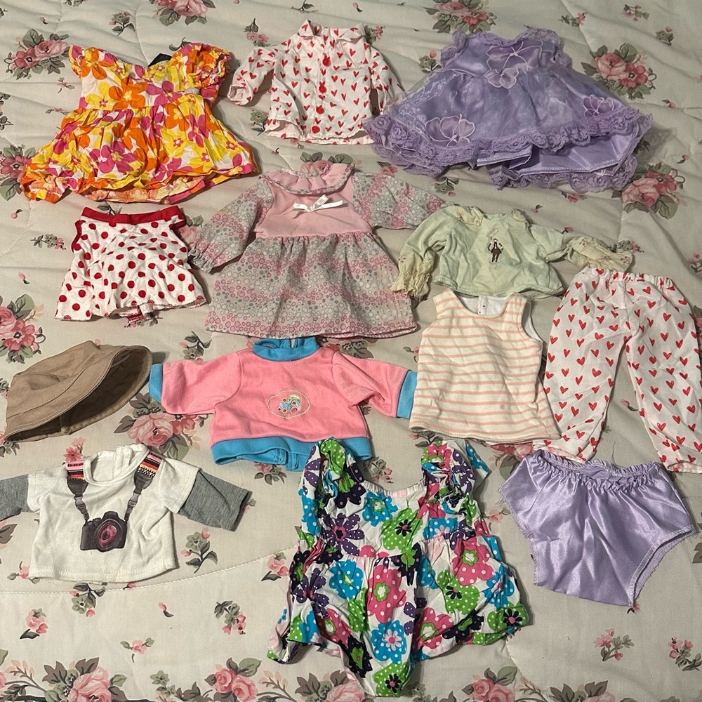 Colorful Doll Clothes Set